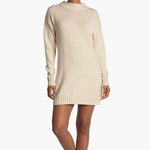 Abound Cream Knit Sweater Dress